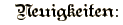Neuigkeiten: